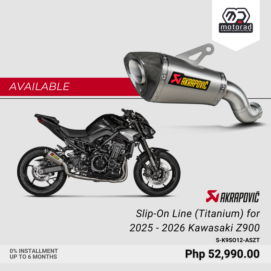 Akrapovic Exhaust Slip-On Line (Titanium) for Kawasaki Z 900 2025 - 2026