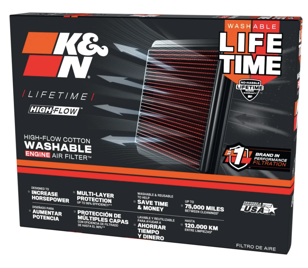 K&N Air Filter for Kawasaki H2 /SX 2015-2026