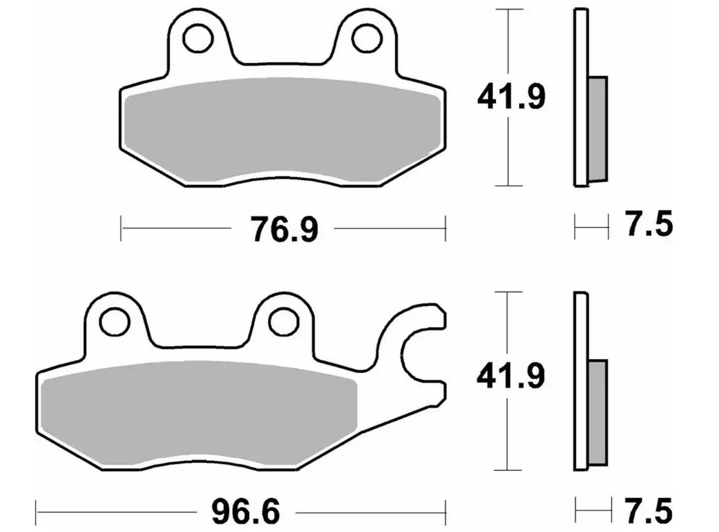 SBS Front Brake Pads 955HS
