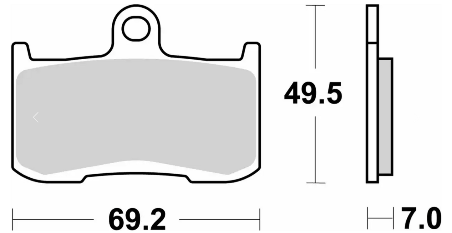SBS Front Brake Pads for 2018 GSX-S 750