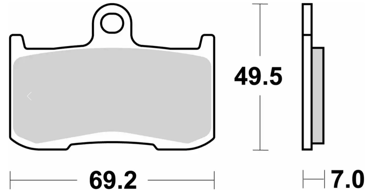 SBS Front Brake Pads 782HS