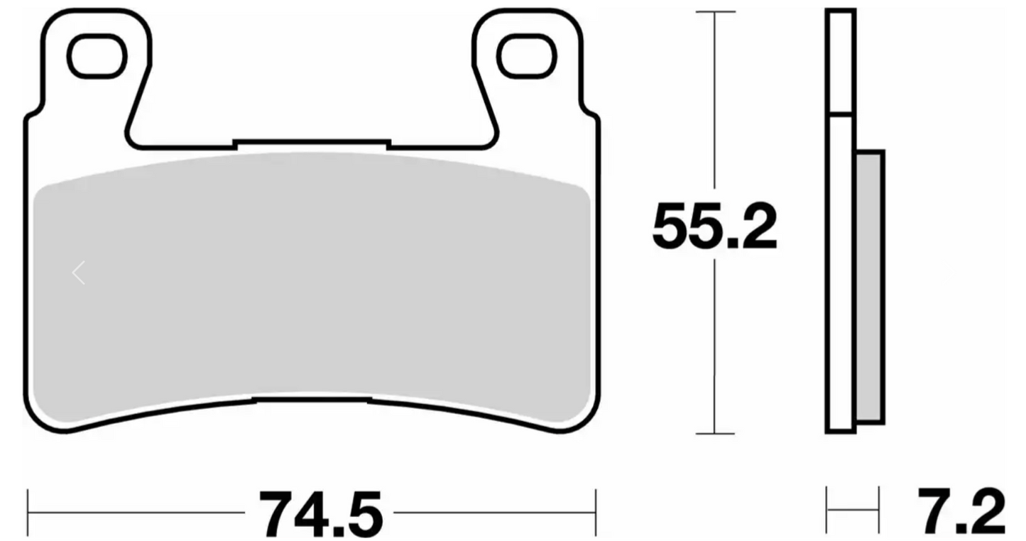 SBS Front Brake Pads 734HS