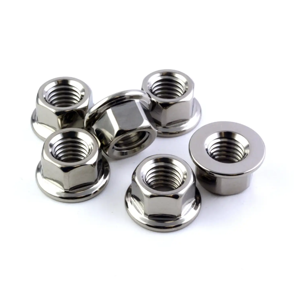 R&G Titanium Sprocket Nuts M1OX1.25 (6-pieces set)