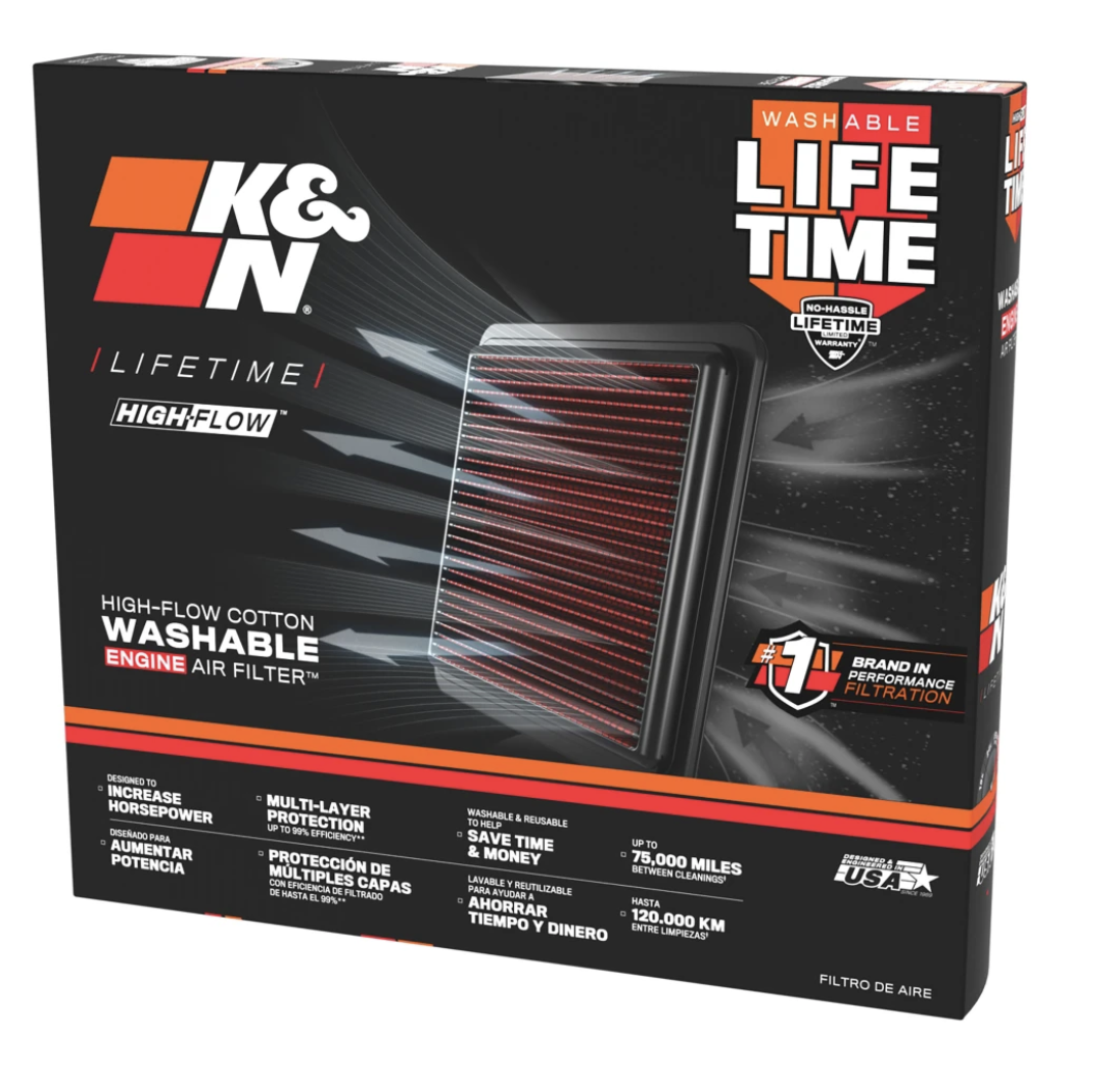 K&N Air Filter for Yamaha MT-09 /FZ-09 /XSR900 /Tracer / GT 2014-2021
