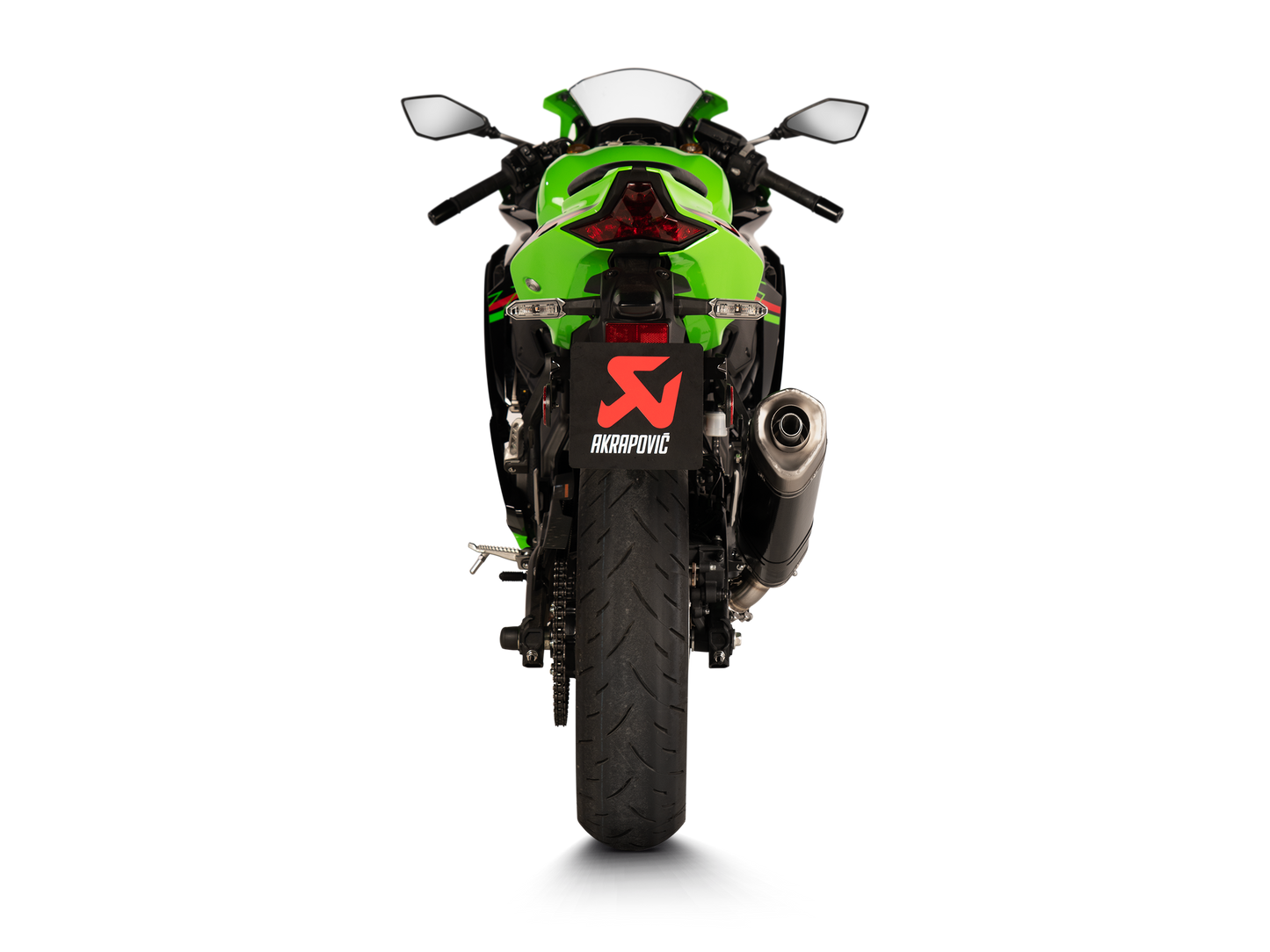 Akrapovic Exhaust Slip-On Line (Carbon) for Kawasaki ZX-4R / ZX-4RR 2025-2026