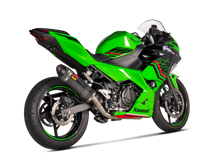Akrapovic Exhaust Slip-On Line (Carbon) for Kawasaki Ninja 400 / Ninja 500 / Z400 / Z500 2018 - 2024