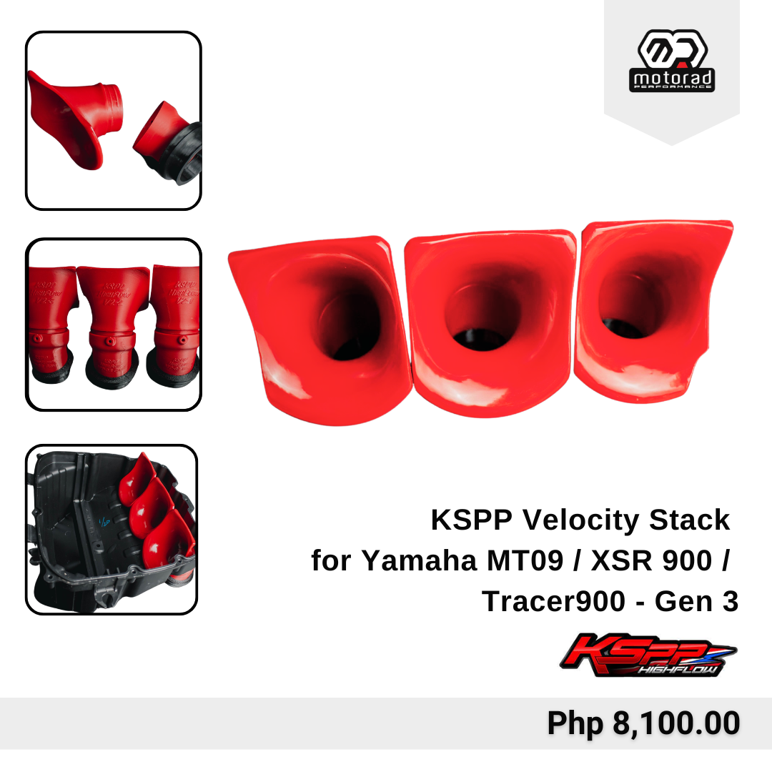 KSPP Velocity Stacks for Yamaha MT-09 / XSR-900 / Tracer 900 2021-2026