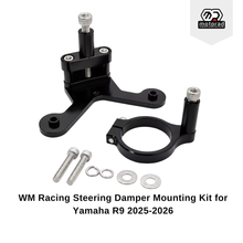 WM Racing steering damper bracket for Yamaha YZF R9 2025-2026