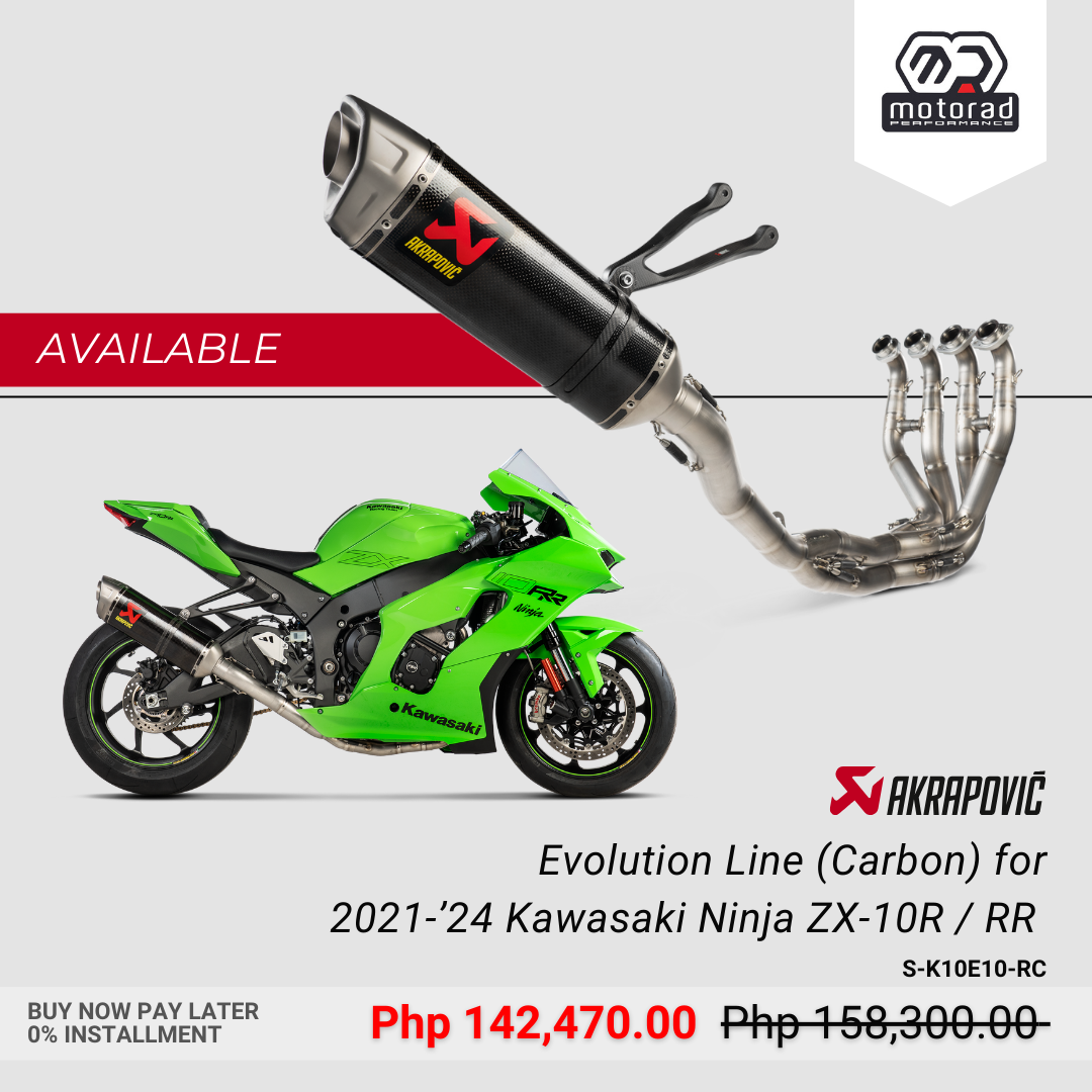 Akrapovic Exhaust Full System Evolution Line (Carbon) for Kawasaki ZX-10RR / ZX-10R 2021 - 2024