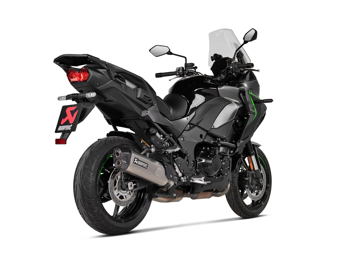 Akrapovic Exhaust Slip-On Line (Titanium) for Kawasaki  Versys 1100 2025 - 2026