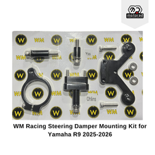 WM Racing steering damper bracket for Yamaha YZF R9 2025-2026