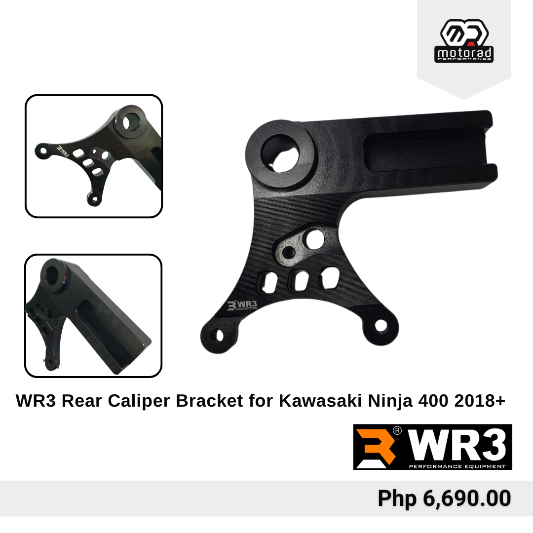 WR3 Rear Caliper Support for Kawasaki Ninja 400 2018-2026
