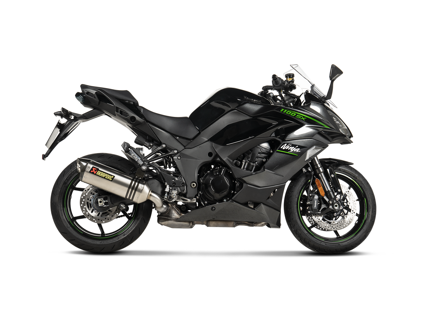 Akrapovic Exhaust Slip-On Line (Titanium) Kawasaki Ninja 1100SX 2025 - 2026