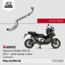 Akrapovic Header (SS) for Honda X-ADV 2017-2024