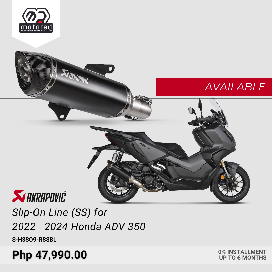 Akrapovic Exhaust Slip-On Line (SS) for Honda ADV 350 2022 - 2024