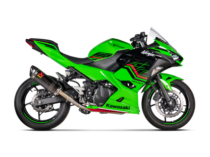 Akrapovic Exhaust Slip-On Line (Carbon) for Kawasaki Ninja 400 / Ninja 500 / Z400 / Z500 2018 - 2024