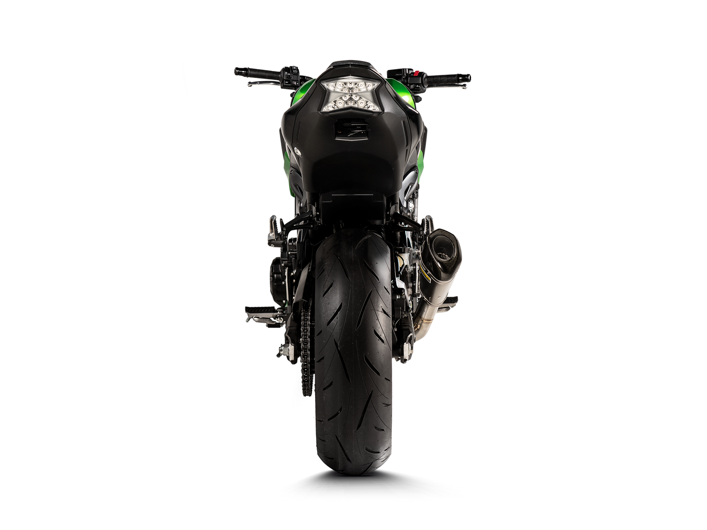Akrapovic Exhaust Slip-On Line (Titanium) Exhaust for Kawasaki Z 900 2017 - 2024
