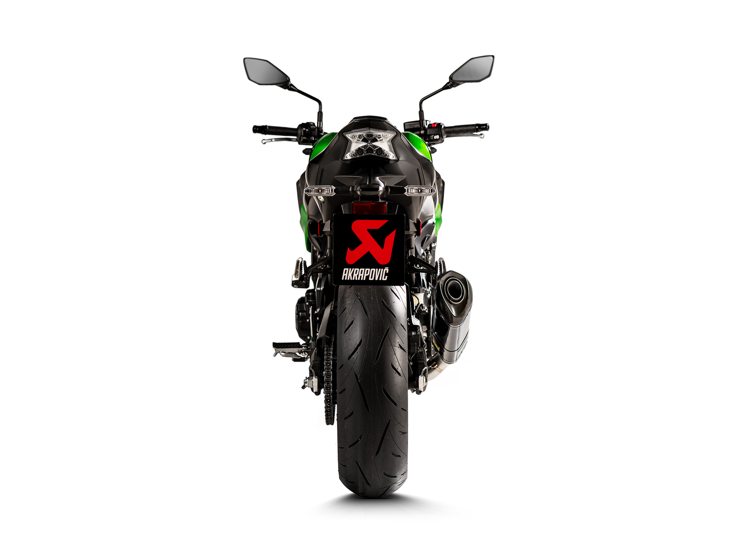 Akrapovic Exhaust Slip-On Line (Carbon) for Kawasaki Z 900 2020 - 2024