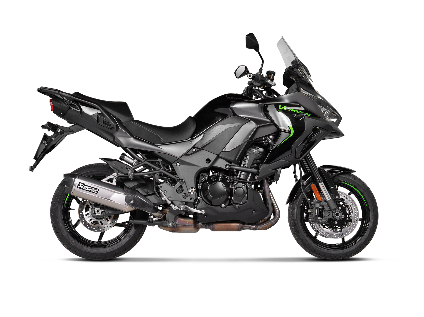 Akrapovic Exhaust Slip-On Line (Titanium) for Kawasaki  Versys 1100 2025 - 2026