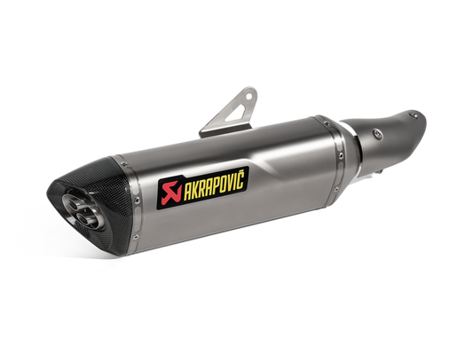 Akrapovic Exhaust Slip-On Line (Titanium) for Kawasaki Ninja 500 / Z 500 2024-2026