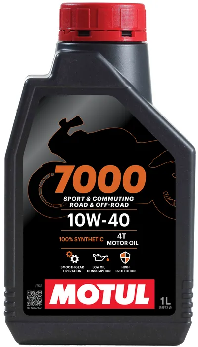 Motul 7000 10W40 100% Synthetic 1000ml for Motorcycle Engine Oil