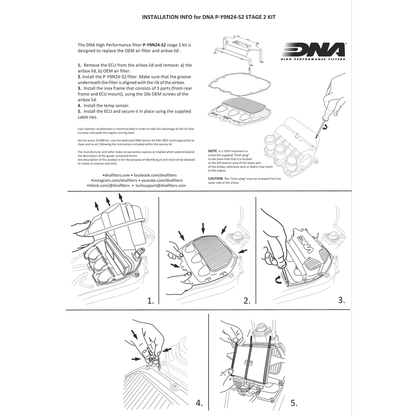 DNA Air Filter for Yamaha MT-09 SP 2024-2026 stage 2