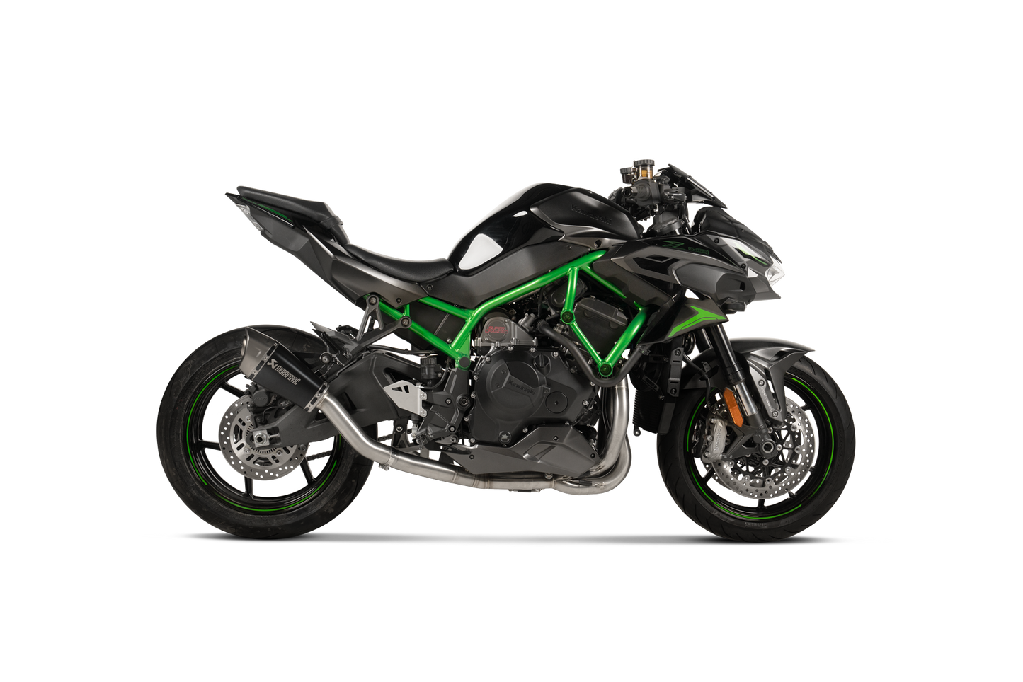 Akrapovic Exhaust Slip-On Line (Titanium) for Kawasaki Z H2 2020 - 2025