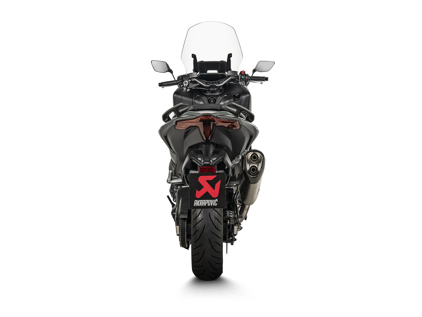 Akrapovic Exhaust Full System Exhaust Racing Line (Titanium) for Yamaha TMAX 2020 - 2026