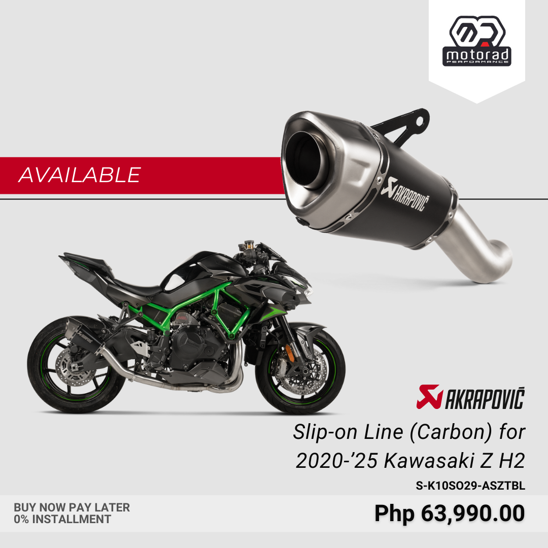 Akrapovic Exhaust Slip-On Line (Titanium) for Kawasaki Z H2 2020 - 2025