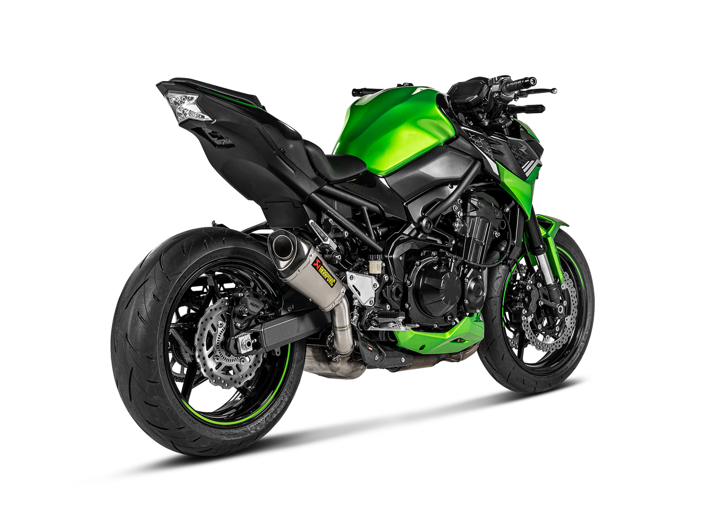 Akrapovic Exhaust Slip-On Line (Titanium) Exhaust for Kawasaki Z 900 2017 - 2024