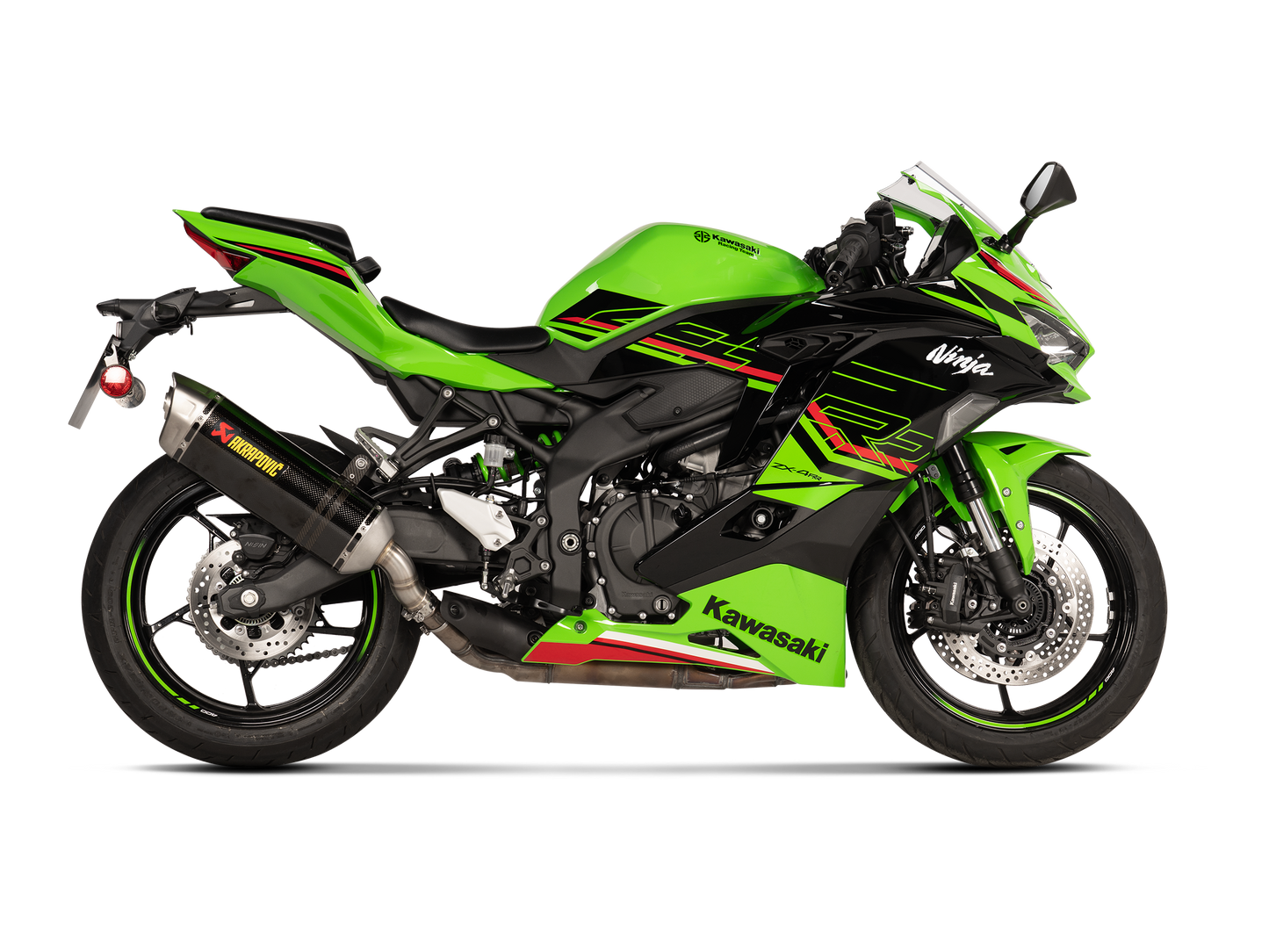 Akrapovic Exhaust Slip-On Line (Carbon) for Kawasaki ZX-4R / ZX-4RR 2025-2026