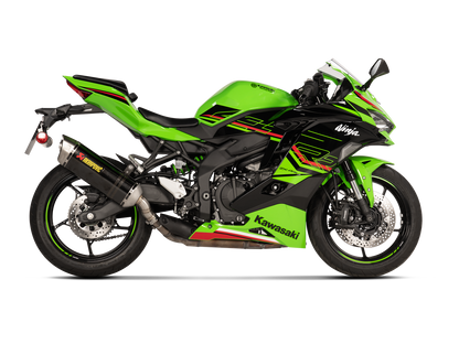 Akrapovic Exhaust Slip-On Line (Carbon) for Kawasaki ZX-4R / ZX-4RR 2025-2026