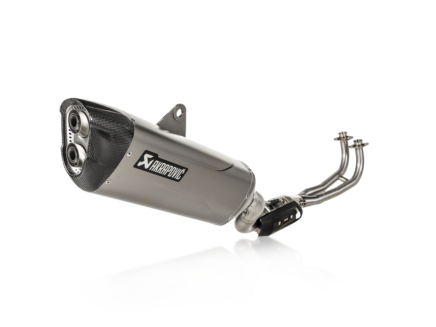 Akrapovic Exhaust Full System Exhaust Racing Line (Titanium) for Yamaha TMAX 2020 - 2026
