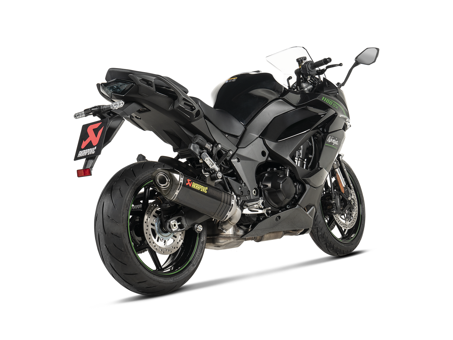 Akrapovic Exhaust Slip-On Line (Carbon) for Kawasaki Ninja 1100 SX 2025-2026