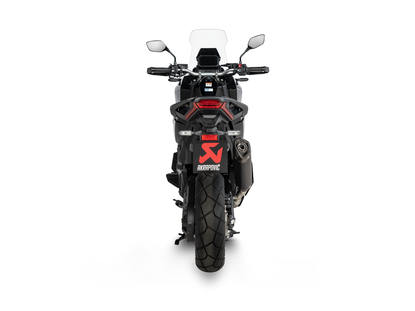 Akrapovic Exhaust Slip-On Line (Titanium) for Honda X-ADV Black Titanium 2017-2026