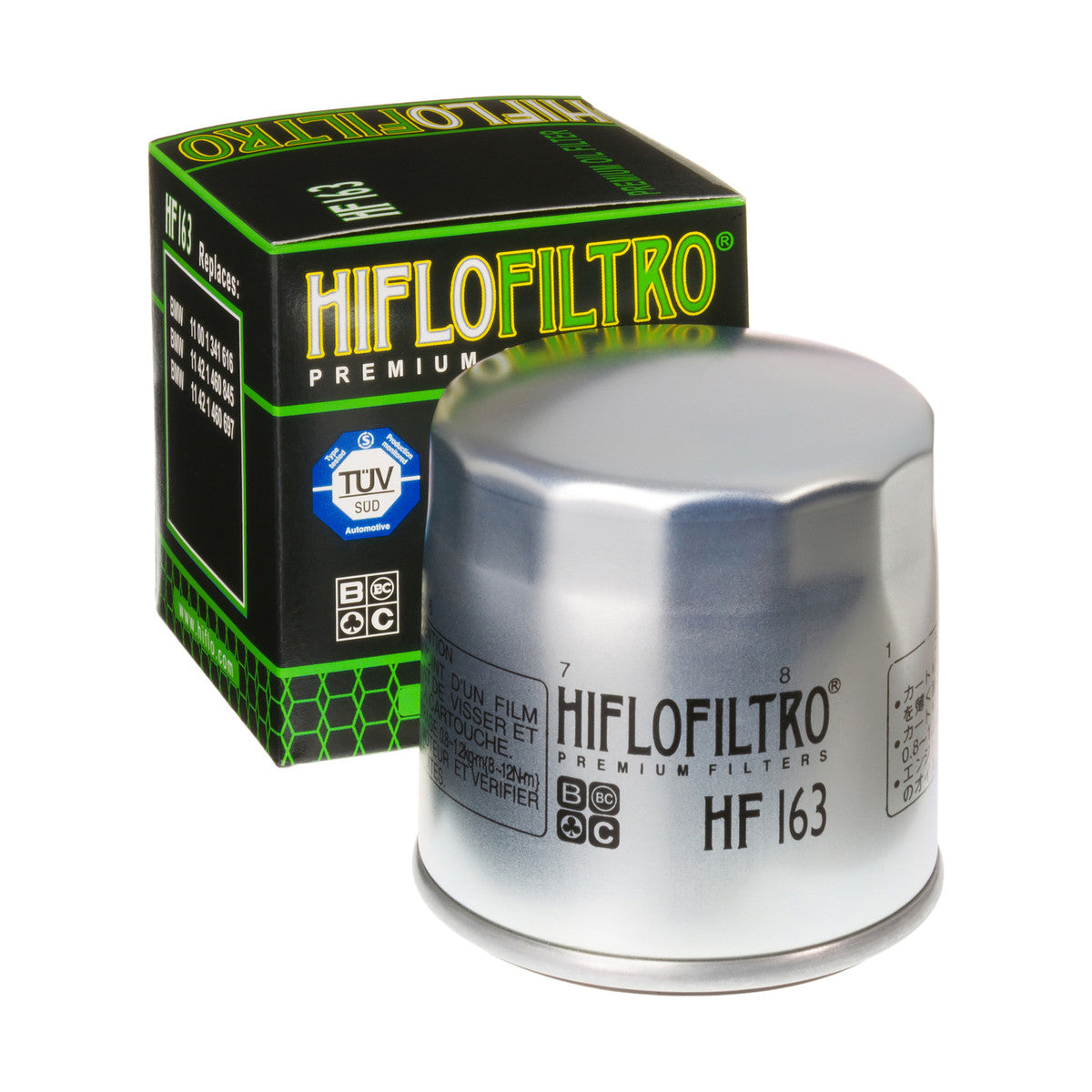 Hiflofiltro Premium Oil Filter HF 163