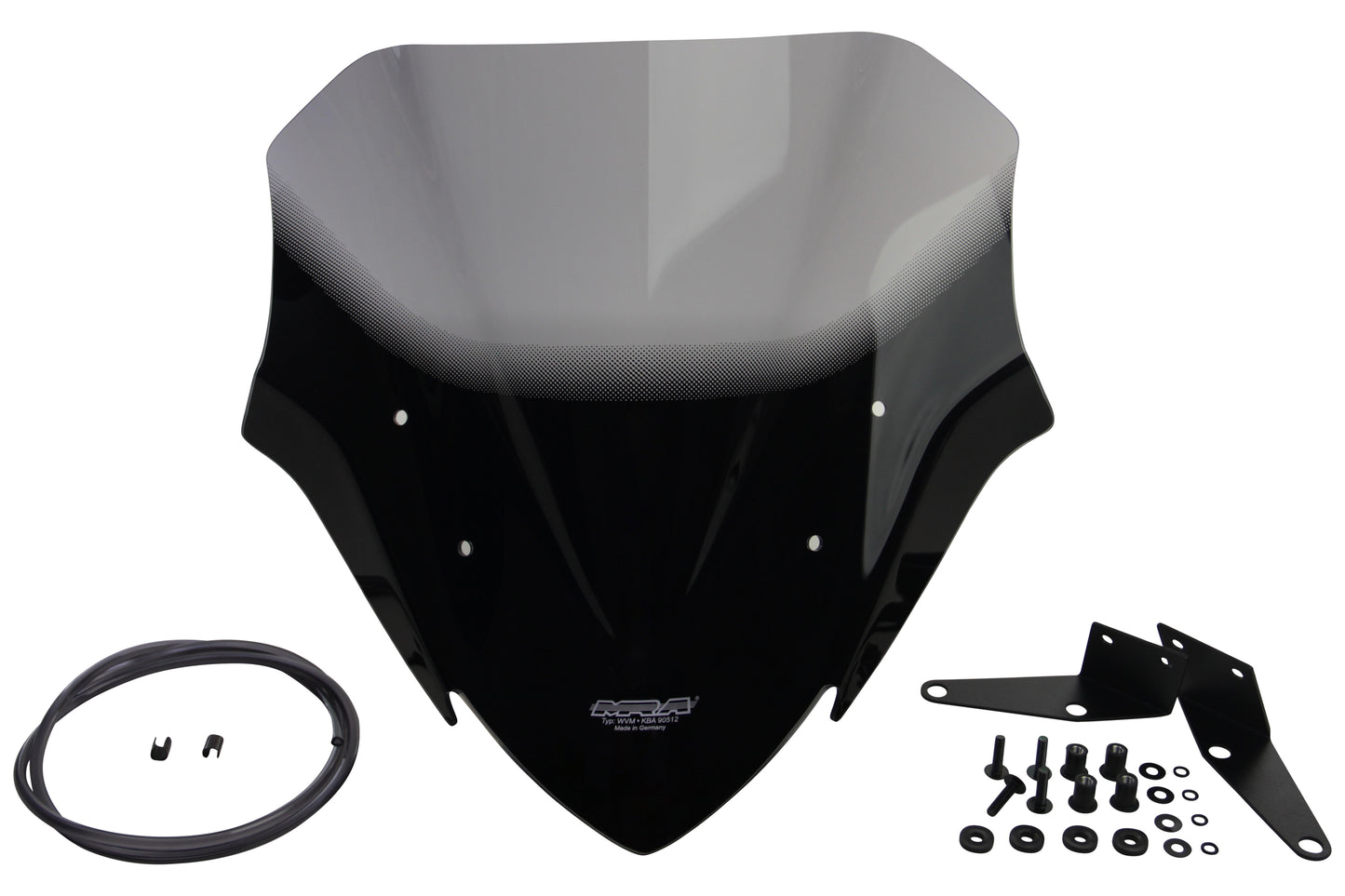 MRA Windscreen "R" (Smoke Gray) for Kawasaki Ninja 650 2017-2021