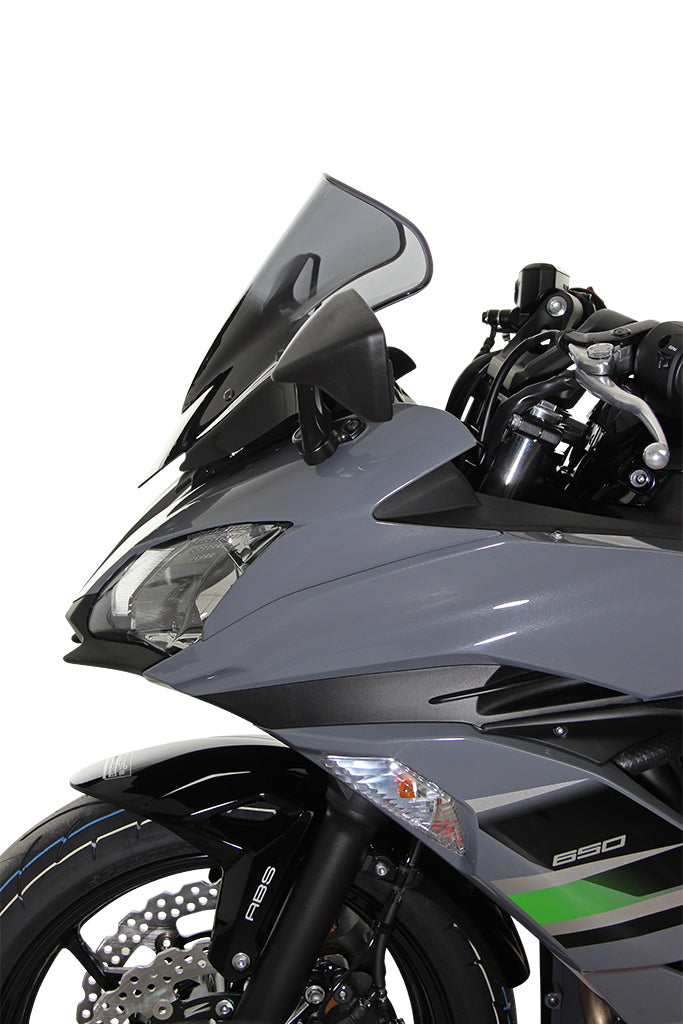 MRA Windscreen "R" (Smoke Gray) for Kawasaki Ninja 650 2017-2021