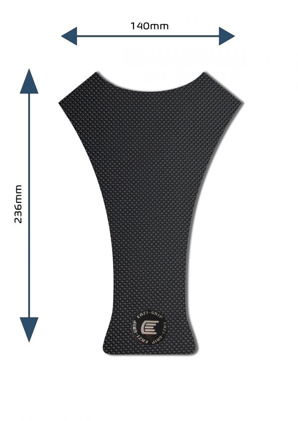 Eazi-Grip Black Centre Tank Pads PRO "Style B"