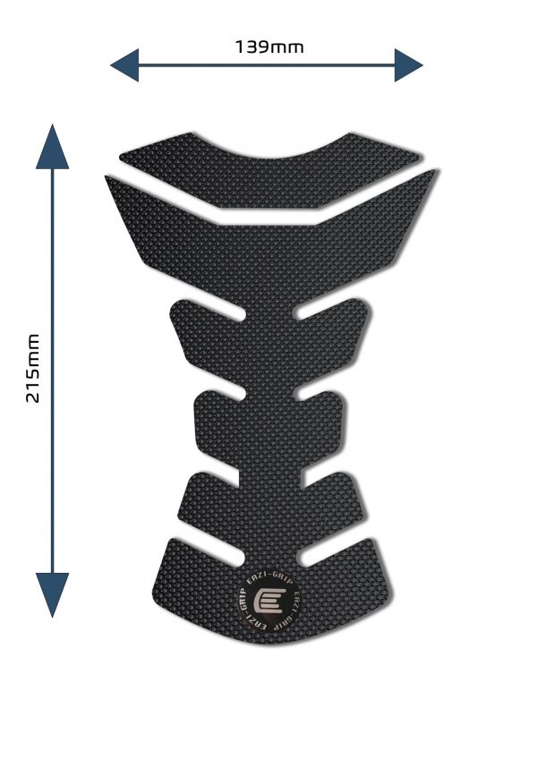 Eazi-Grip Black Centre Tank Pads PRO "Style D"