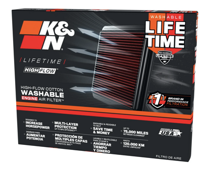 K&N Air Filter for Yamaha R3 /MT-03 /R25 2015-2025