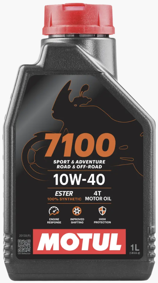 Motul 7100 4T 10W-40 4-Stroke Motor Oil for Motorcycle Engine Oil Road / Off-Road / Adventure