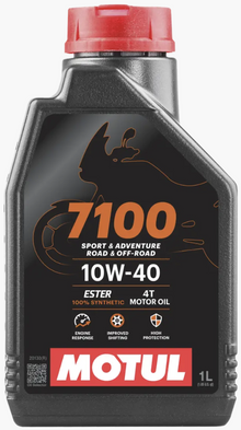 Motul 7100 4T 10W-40 4-Stroke Motor Oil for Motorcycle Engine Oil Road / Off-Road / Adventure