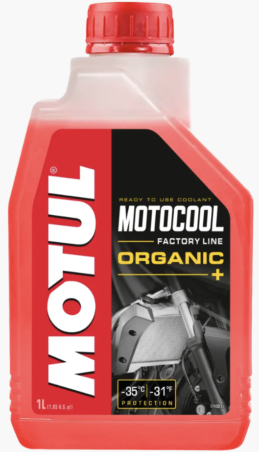 Motul Motocool Factory Line Organic 1000ml for Motorcycle Radiator Coolant