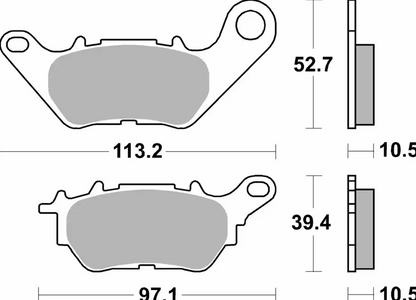 SBS Rear Brake Pads 932RQ
