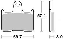 SBS Rear Brake Pads 715LS