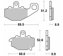 SBS Rear Brake Pads 687LS
