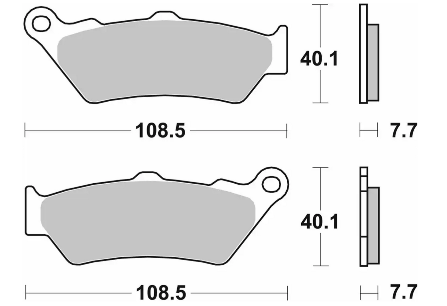 SBS Rear Brake Pads 674LS
