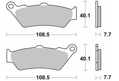SBS Rear Brake Pads 674LS