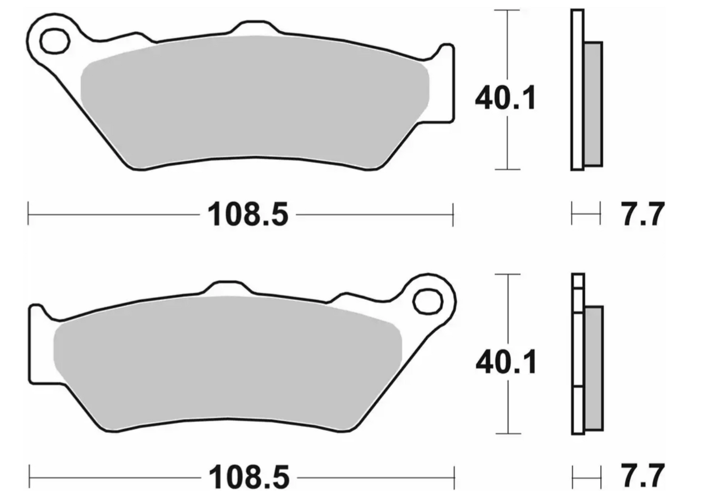 SBS Rear Brake Pads 674HS